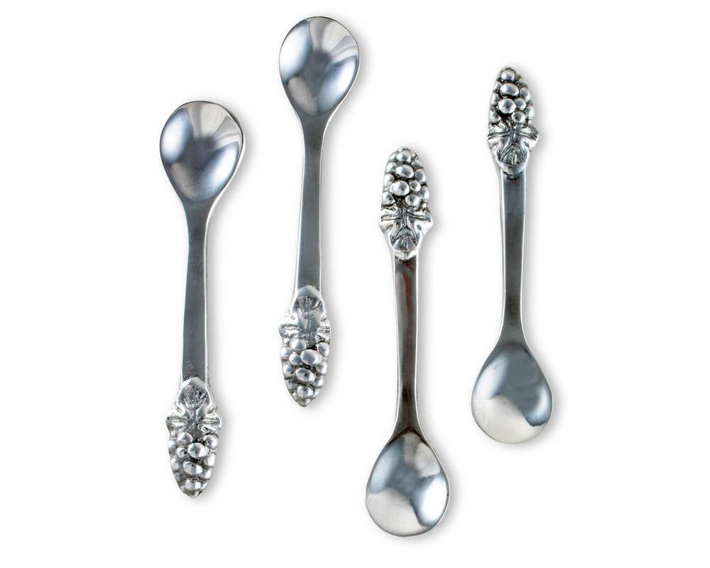 Grape Set of 4 Spoons by Arthur Court Designs 4