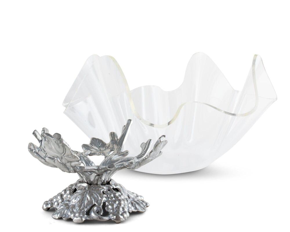 Grape Stand Acrylic Bowl 11" by Arthur Court Designs 1