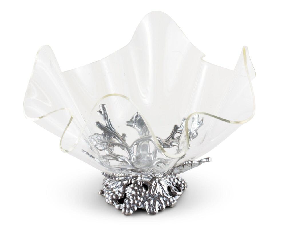 Grape Stand Acrylic Bowl 11" by Arthur Court Designs 2