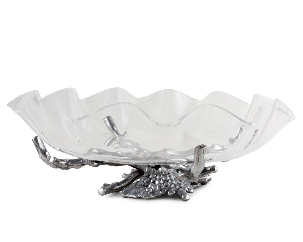 Grape Stand Acrylic Bowl 16" by Arthur Court Designs 2