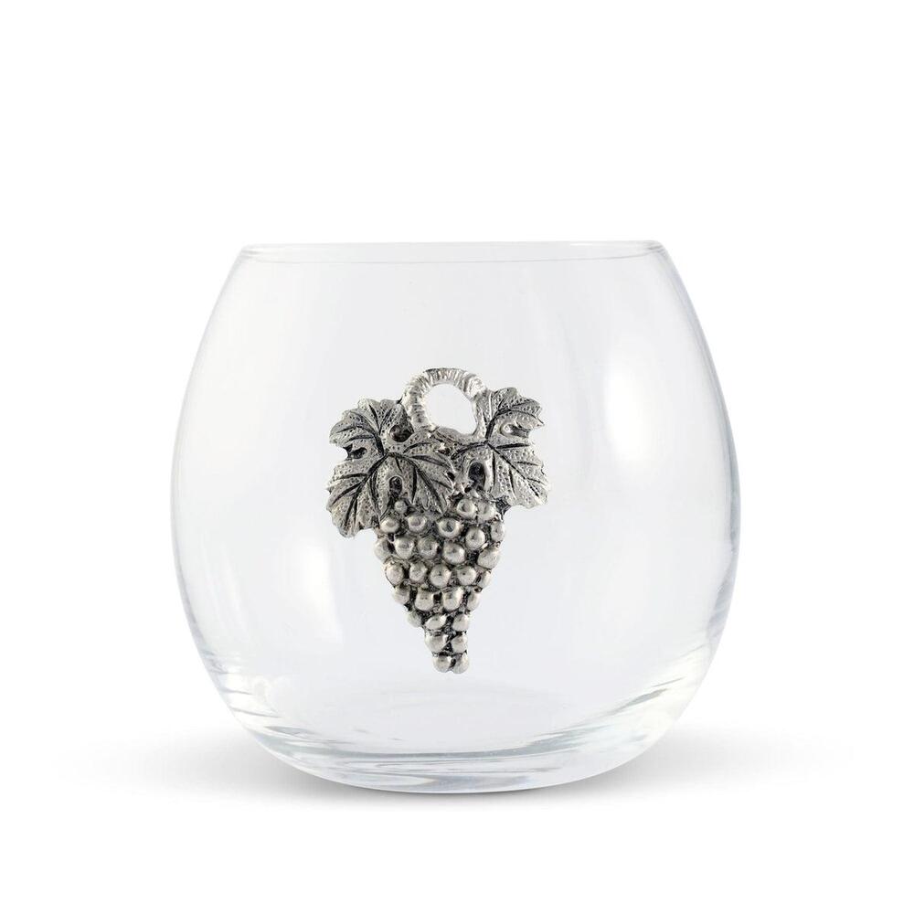 Grape Stemless Wine Glass by Vagabond House 3
