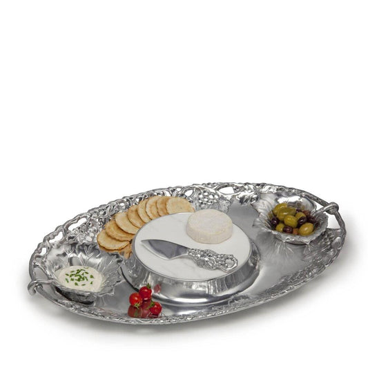 Grape Tray Entertainment Set of 5 by Arthur Court Designs