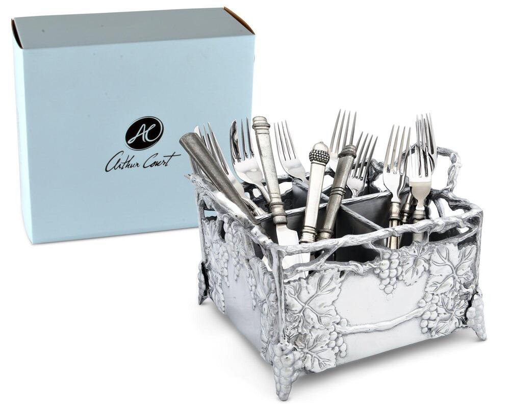 Grapevine Flatware Caddy by Arthur Court Designs 3