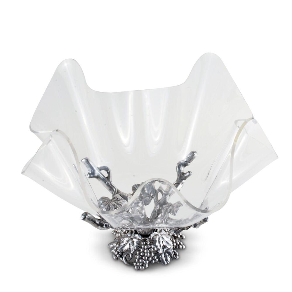 Grapevine Stand Acrylic Bowl 14 by Arthur Court Designs 2