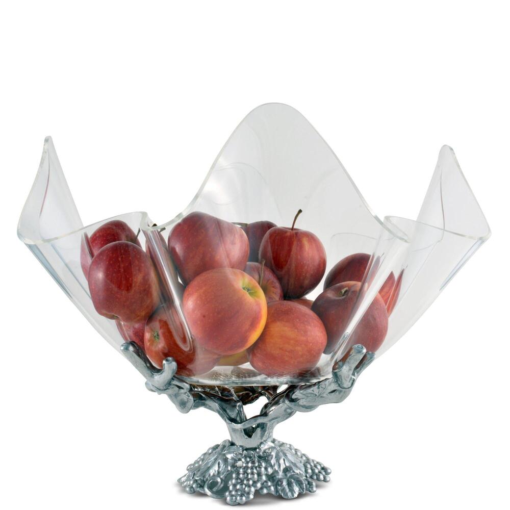 Grapevine Stand Acrylic Bowl 14 by Arthur Court Designs 4