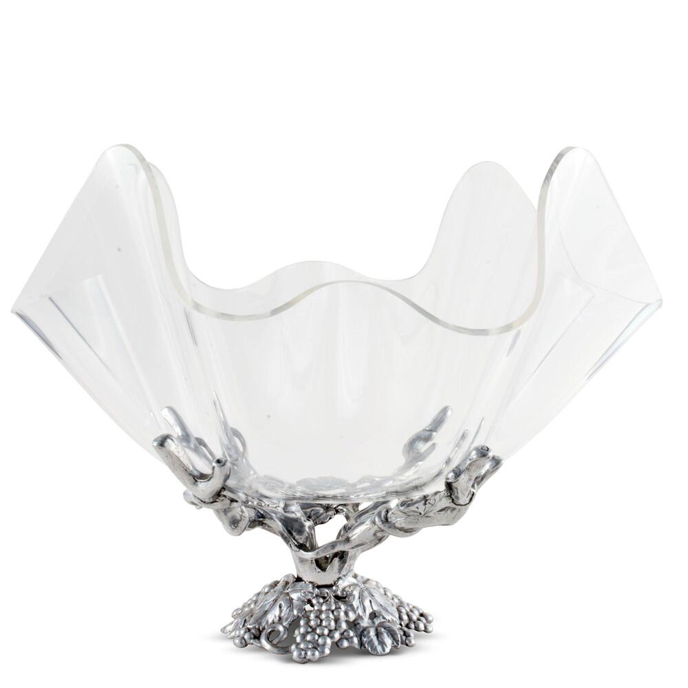 Grapevine Stand Acrylic Bowl 14 by Arthur Court Designs