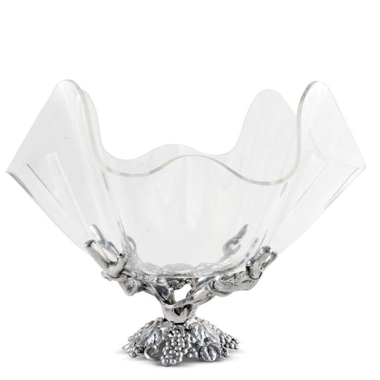 Grapevine Stand Acrylic Bowl 14 by Arthur Court Designs