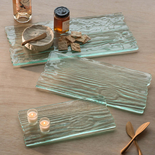 Grove Clear Plank Cheese Board by Annieglass Additional Image -1