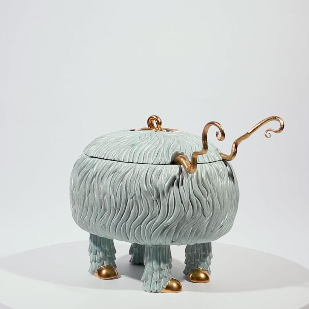 Haas Fox Salad Monster Serving Bowl by L'Objet 11