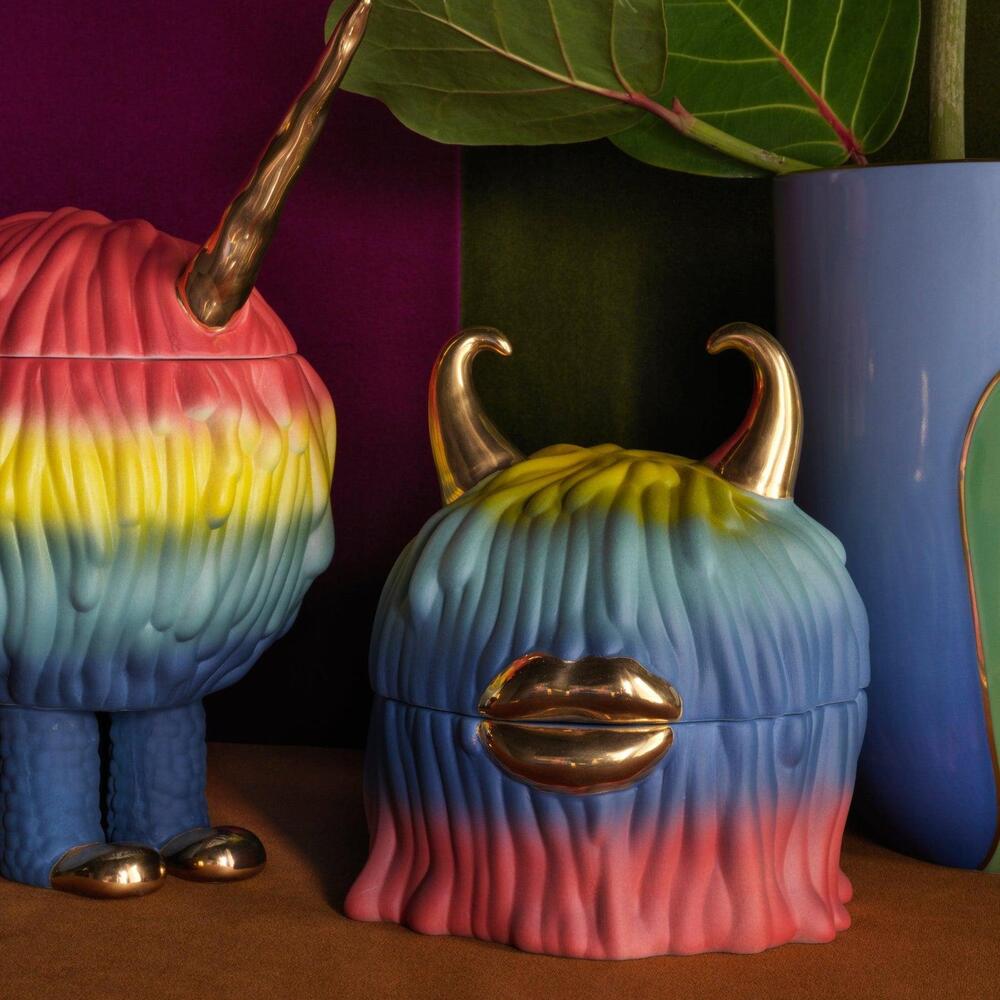 Haas Malibu Monster Box & Plates Set of 4- Special Edition by L'Objet 2