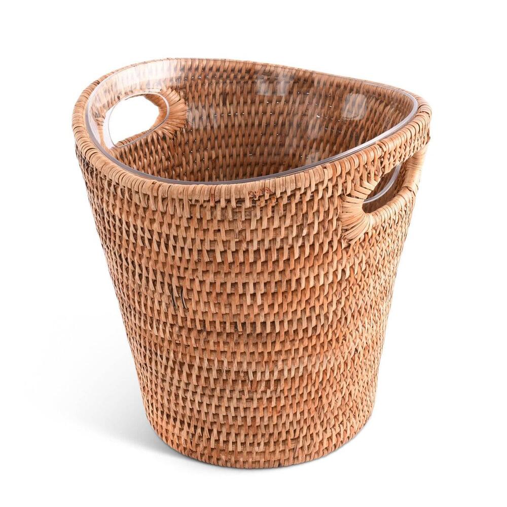 Hand Woven Rattan Wicker Champagne Bucket / Ice Bucket by Vagabond House 3