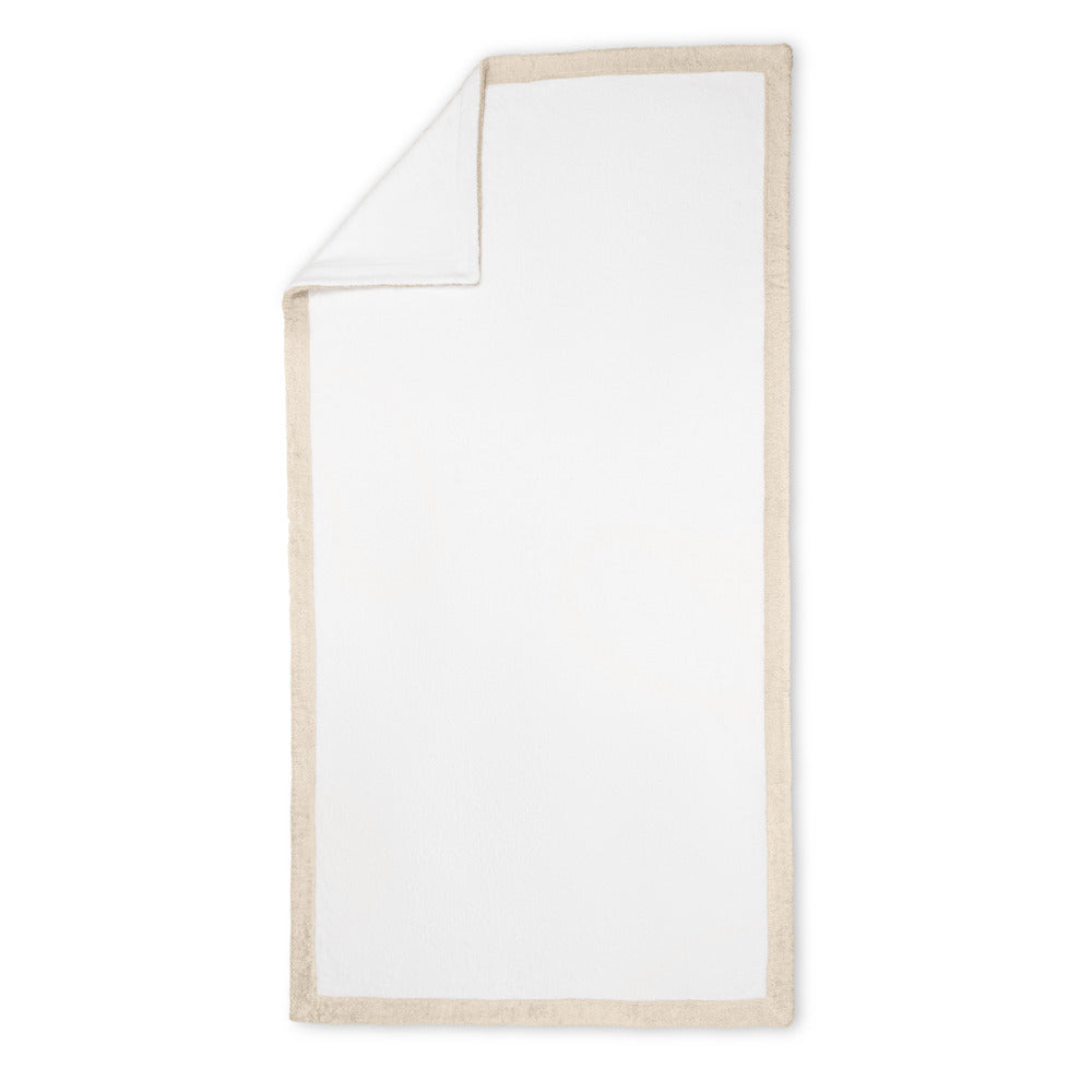 Helios Pool Towel White & Sand