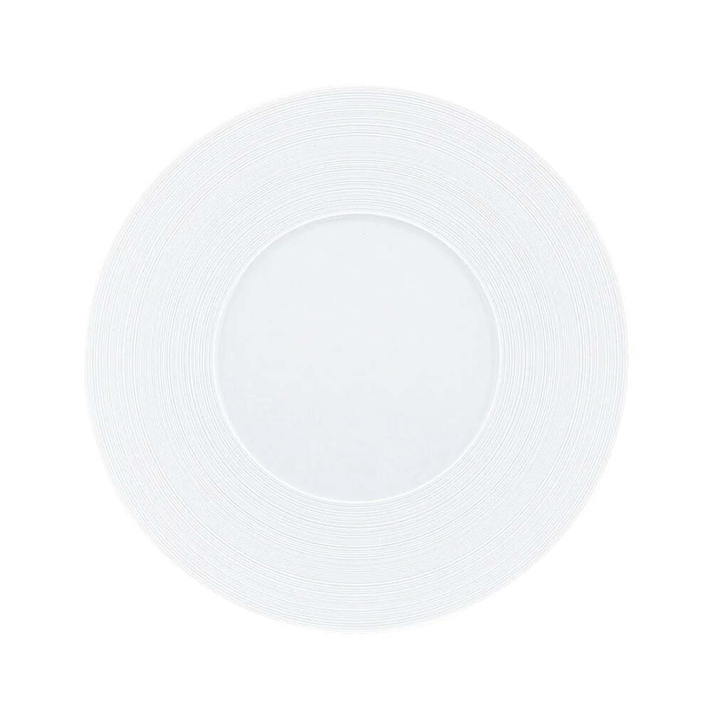 Hemisphere White Dinner Plate by J.L. Coquet Additional Image -