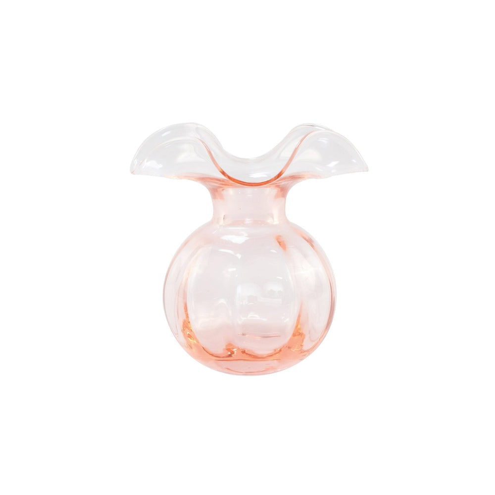 Hibiscus Medium Fluted Vase Pink by Vietri