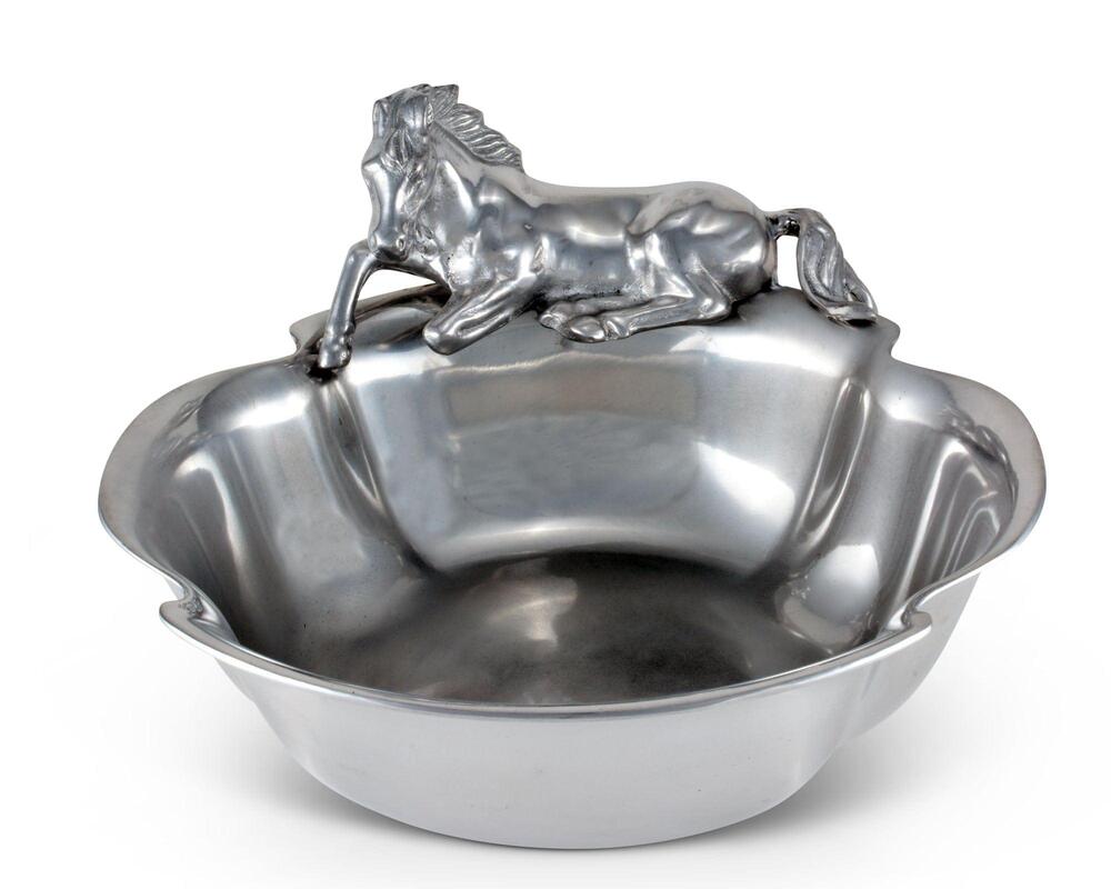 Horse 12.5" Bowl by Arthur Court Designs 2