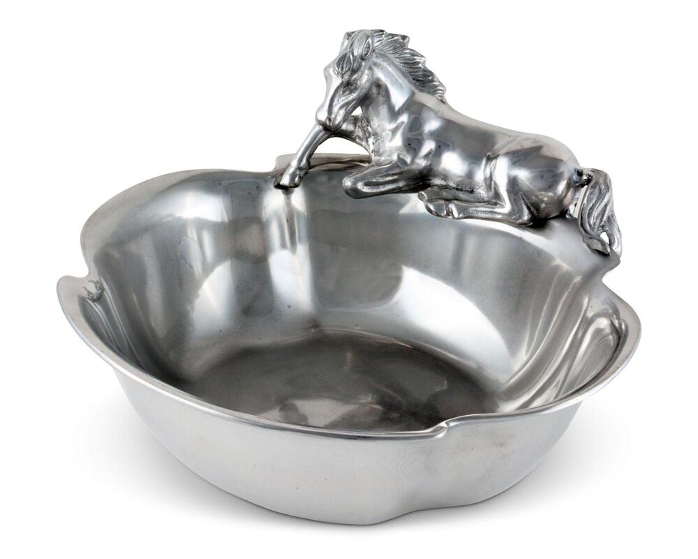 Horse 12.5" Bowl by Arthur Court Designs 3