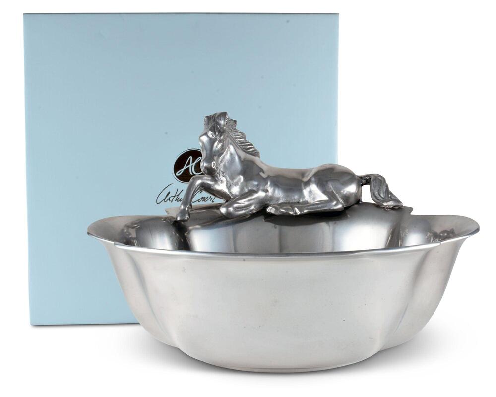 Horse 12.5" Bowl by Arthur Court Designs 5