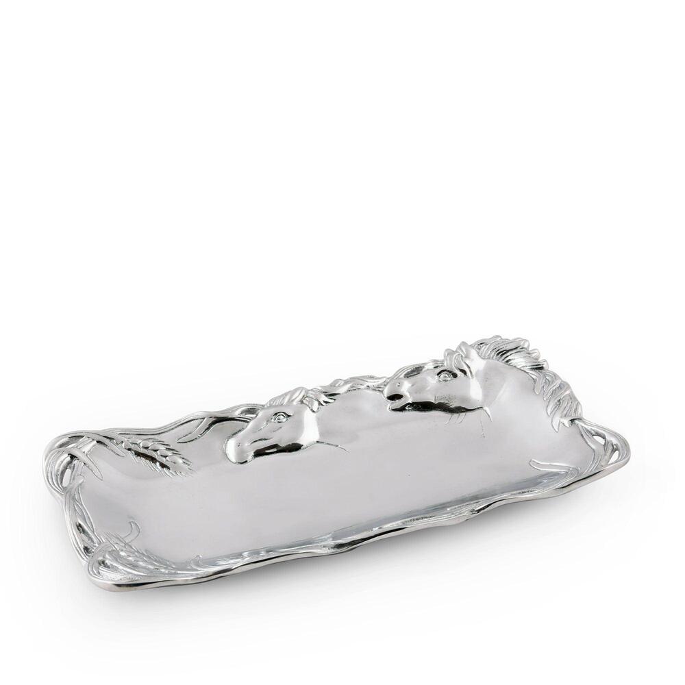 Horse Bread Tray 6" x 12" by Arthur Court Designs