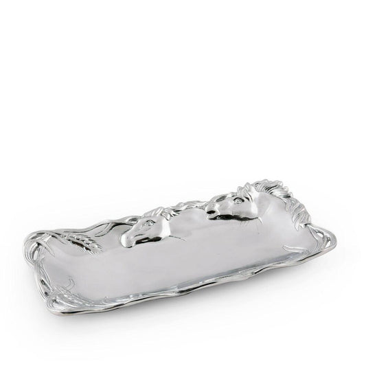 Horse Bread Tray 6" x 12" by Arthur Court Designs