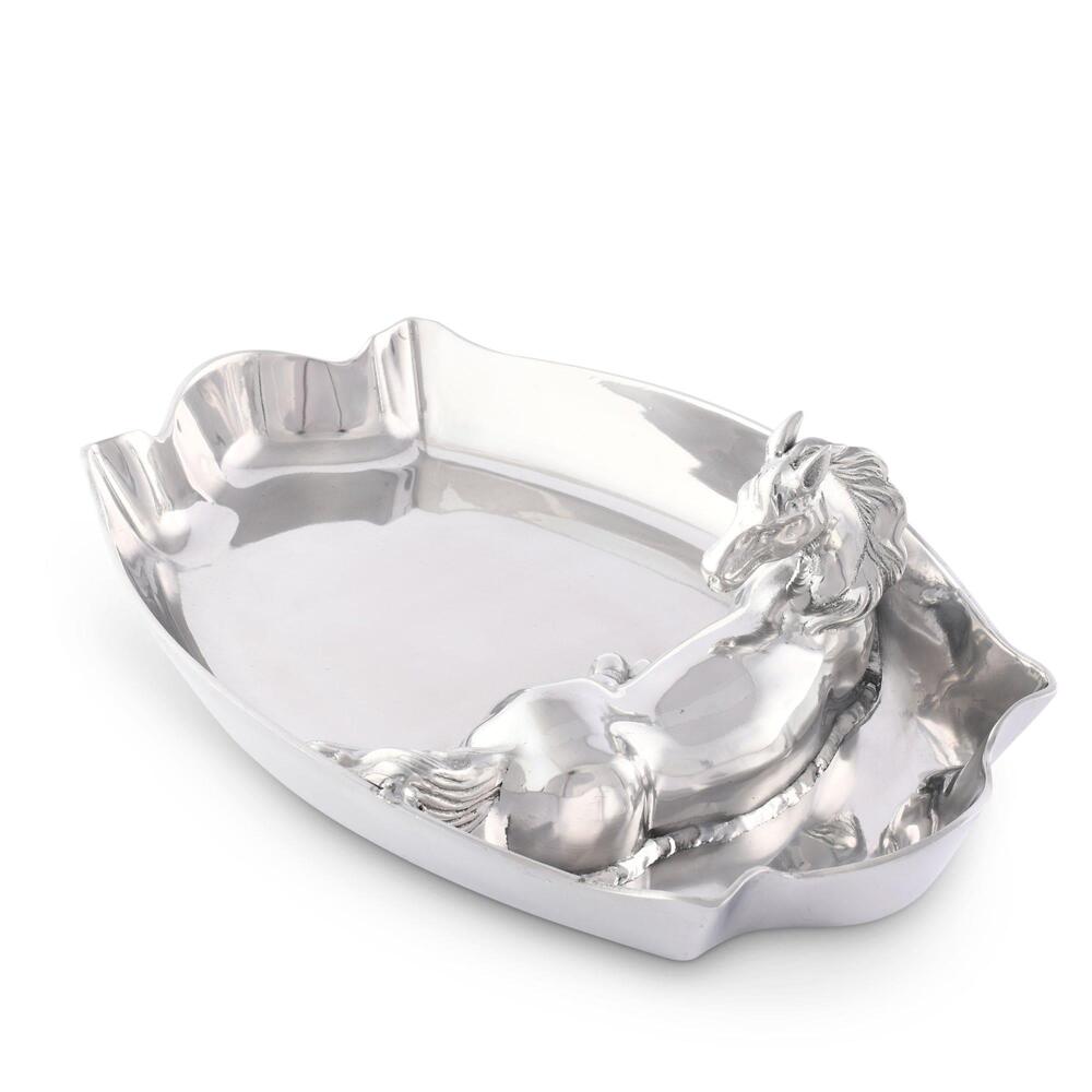 Horse Figural Chip and Dip Tray by Arthur Court Designs 1