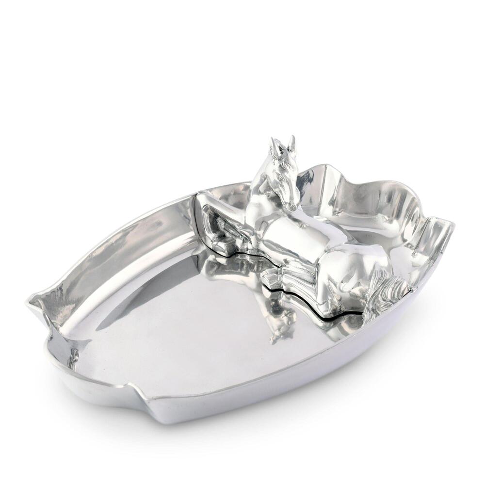 Horse Figural Chip and Dip Tray by Arthur Court Designs 2
