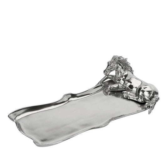 Horse Figural Oblong Tray by Arthur Court Designs