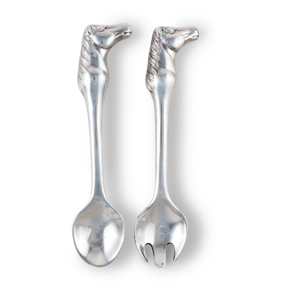 Horse Figural Serving Set - (Set of 2) by Arthur Court Designs