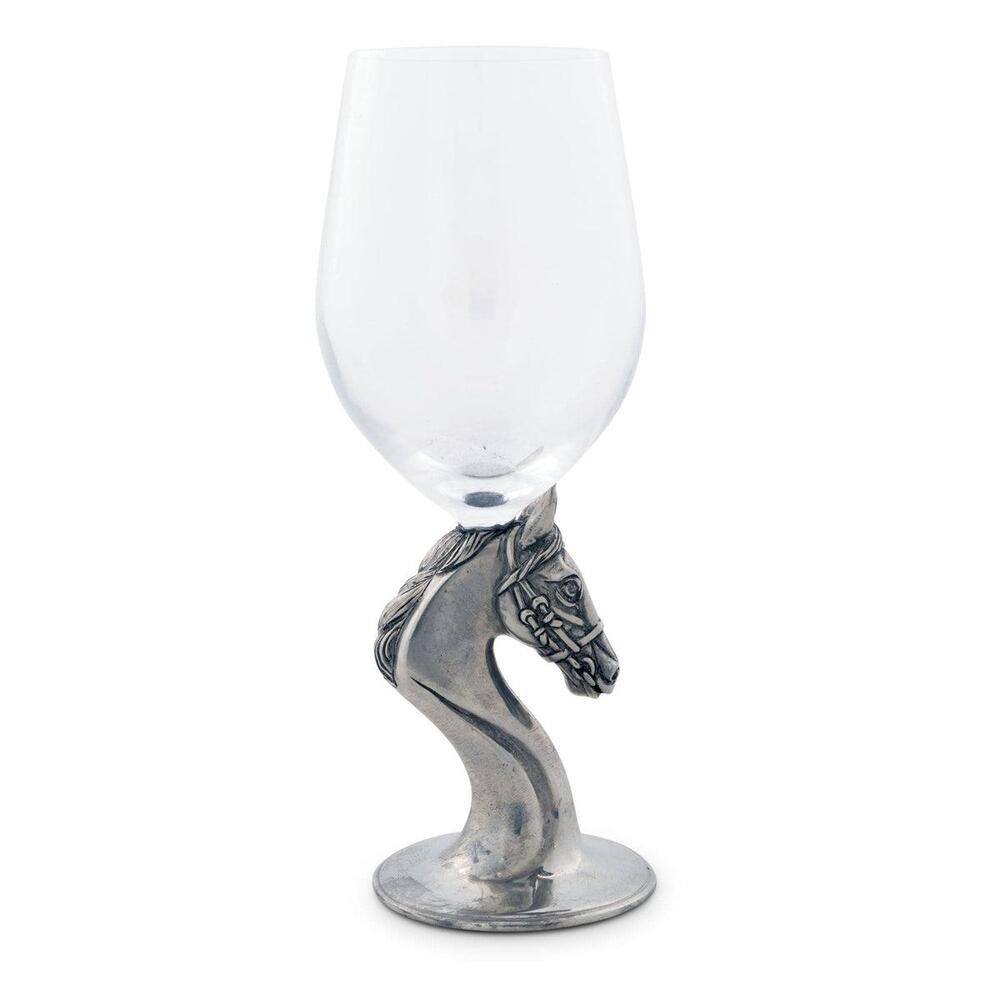 Horse Head Wine Glass by Vagabond House