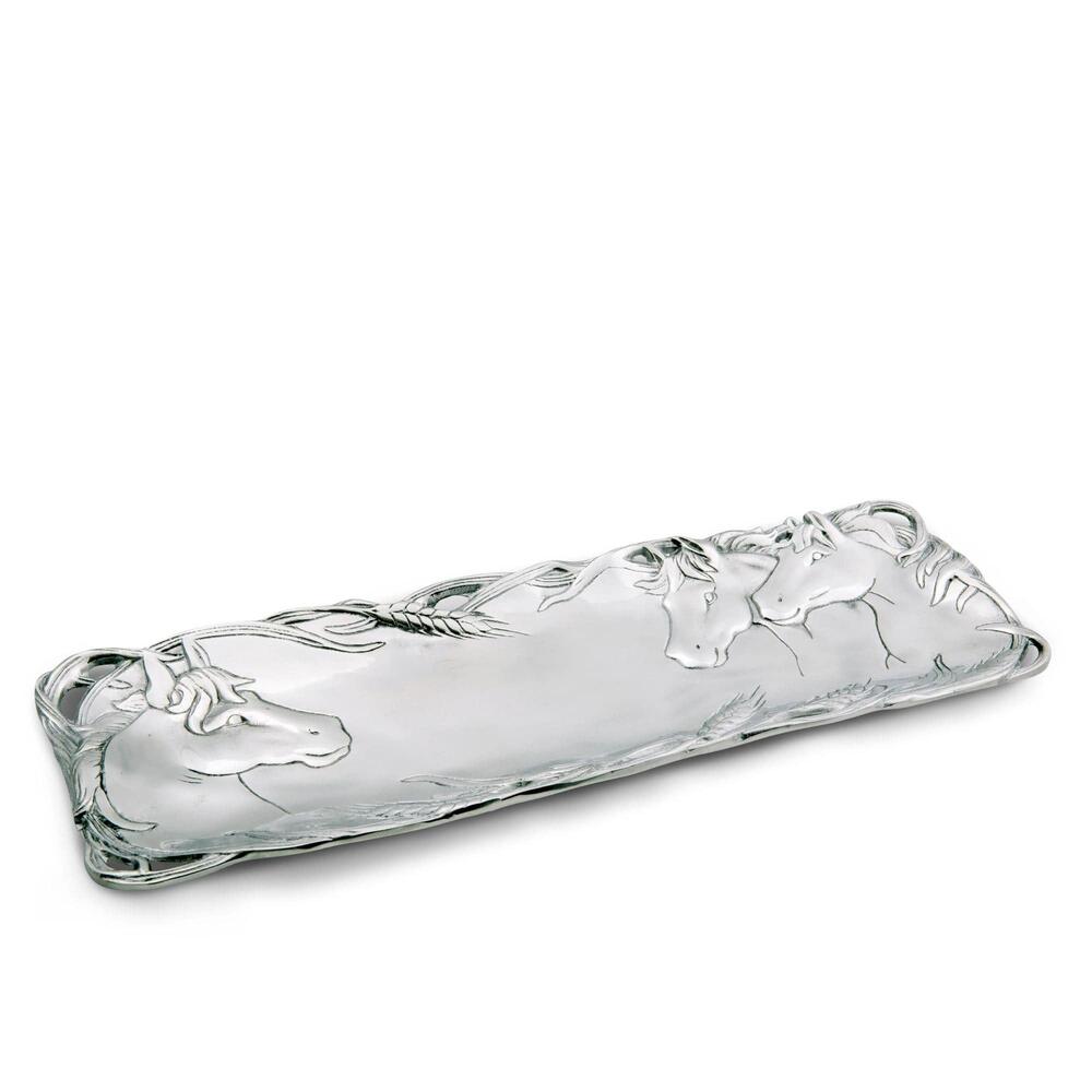 Horse Oblong Tray by Arthur Court Designs
