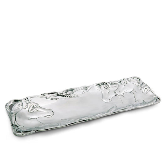 Horse Oblong Tray by Arthur Court Designs
