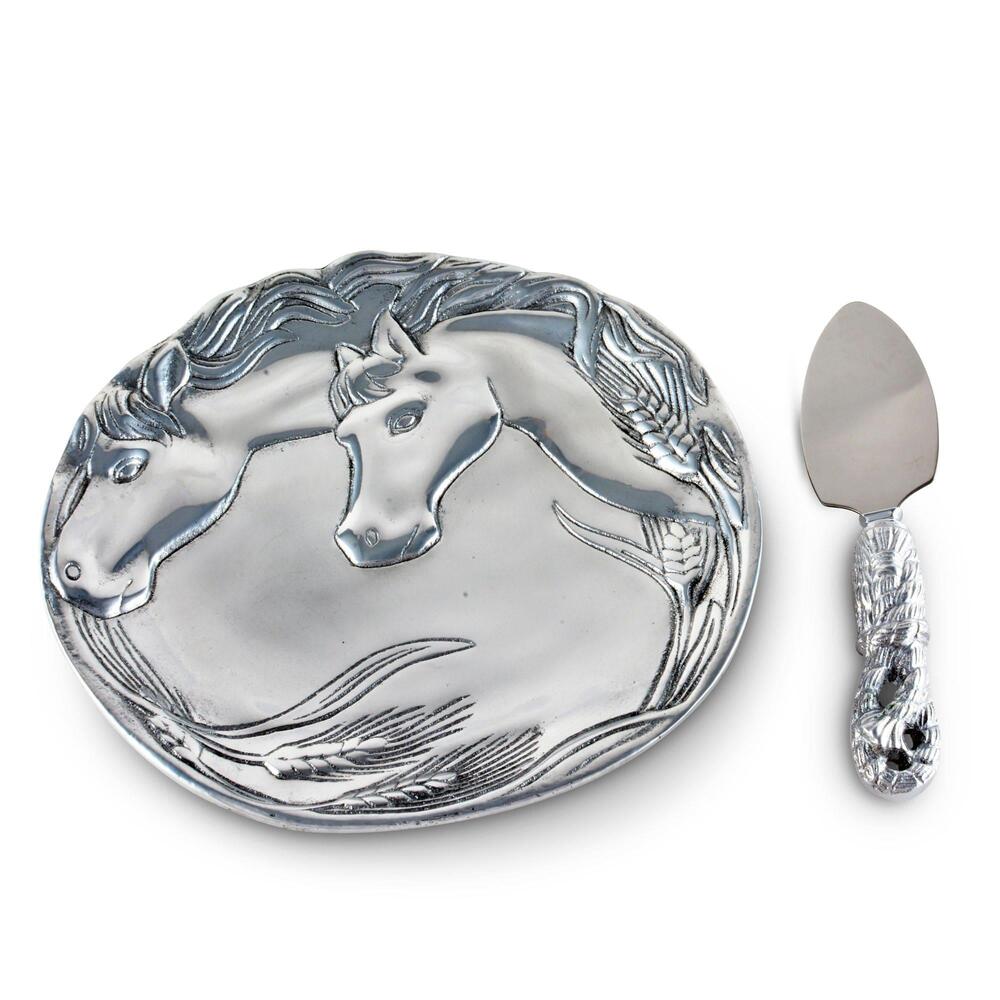 Horse Plate with Server by Arthur Court Designs 2