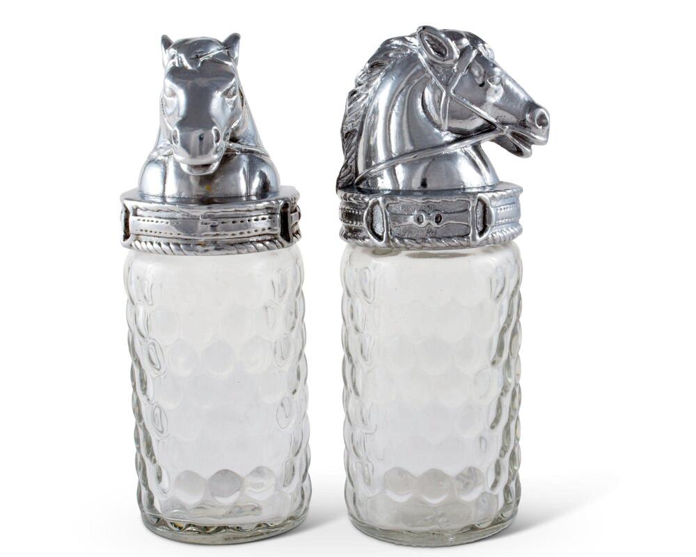 Horse Salt & Pepper Set by Arthur Court Designs 1
