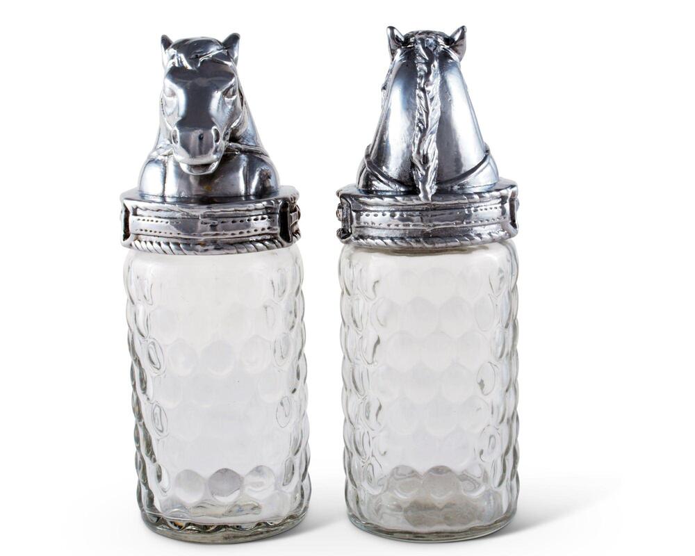 Horse Salt & Pepper Set by Arthur Court Designs 2