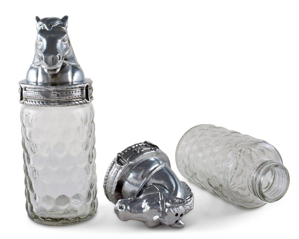 Horse Salt & Pepper Set by Arthur Court Designs 3