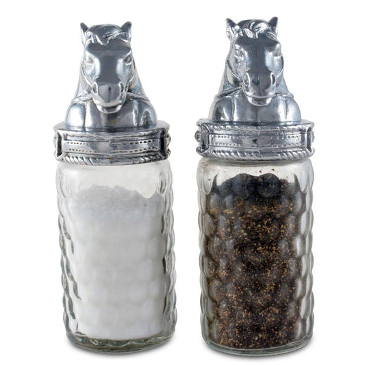 Horse Salt & Pepper Set by Arthur Court Designs