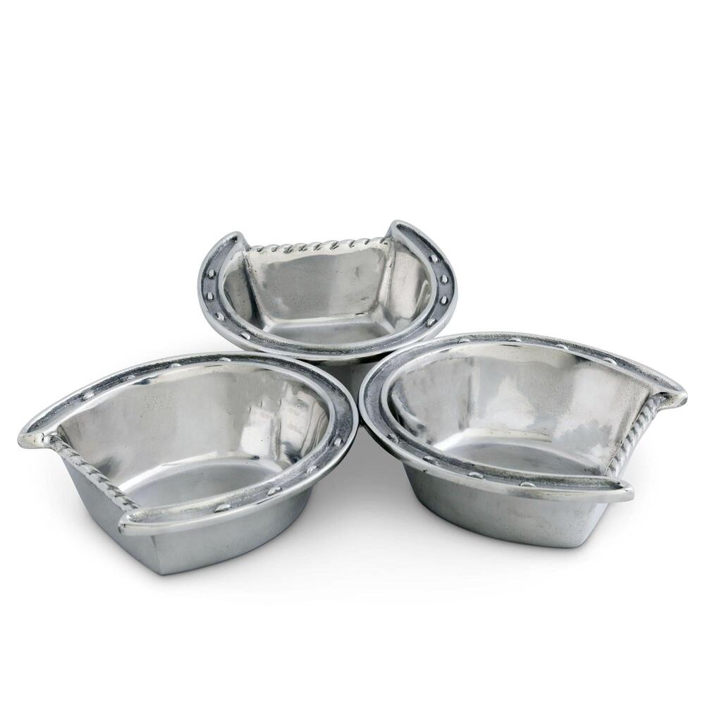 Horseshoe 3-Bowl Bowl by Arthur Court Designs