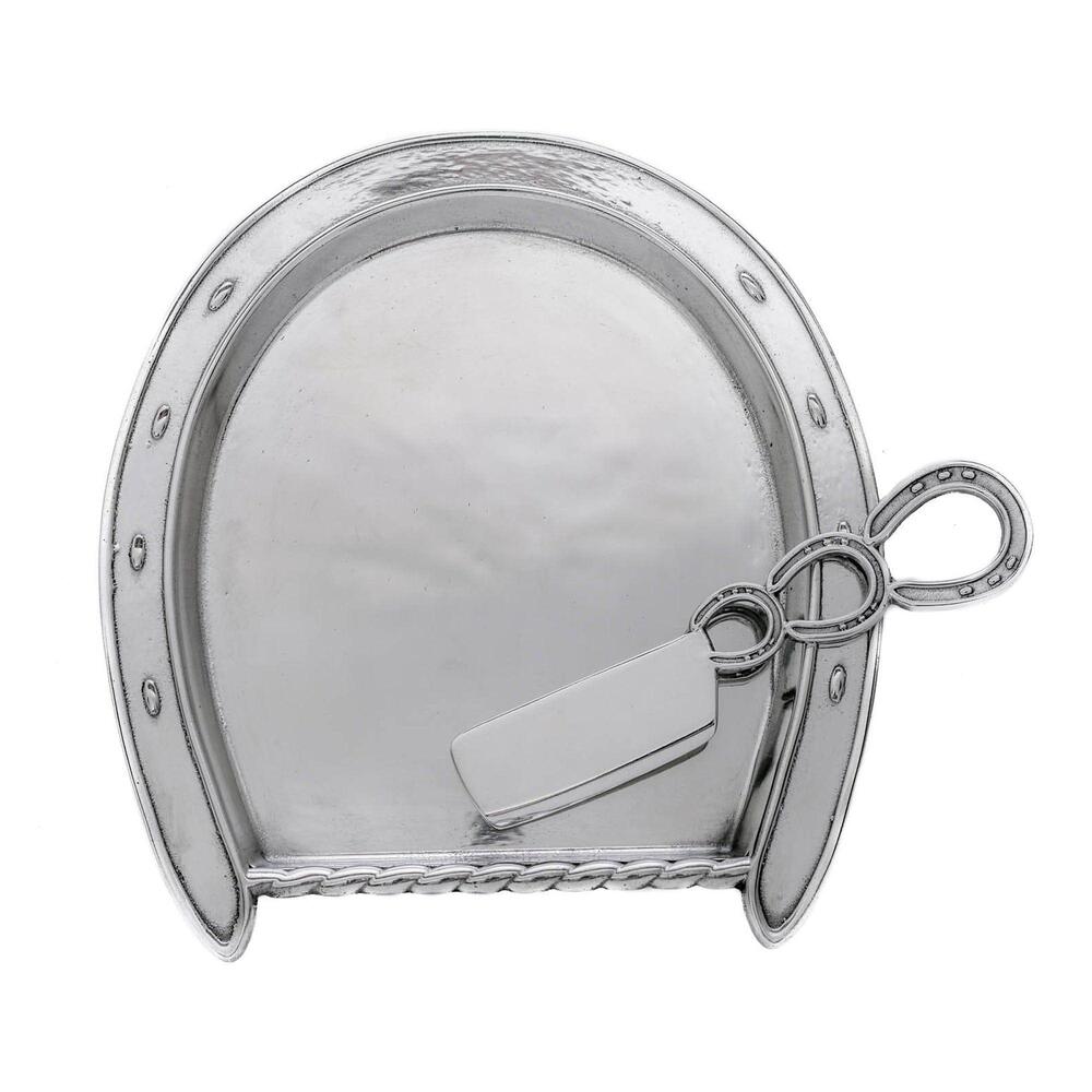 Horseshoe Plate with Server by Arthur Court Designs 2