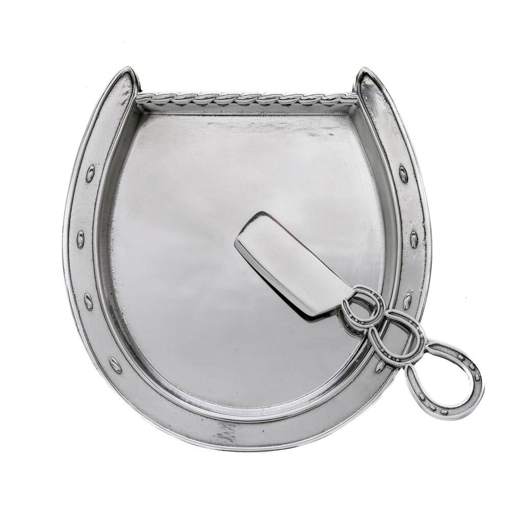 Horseshoe Plate with Server by Arthur Court Designs 3