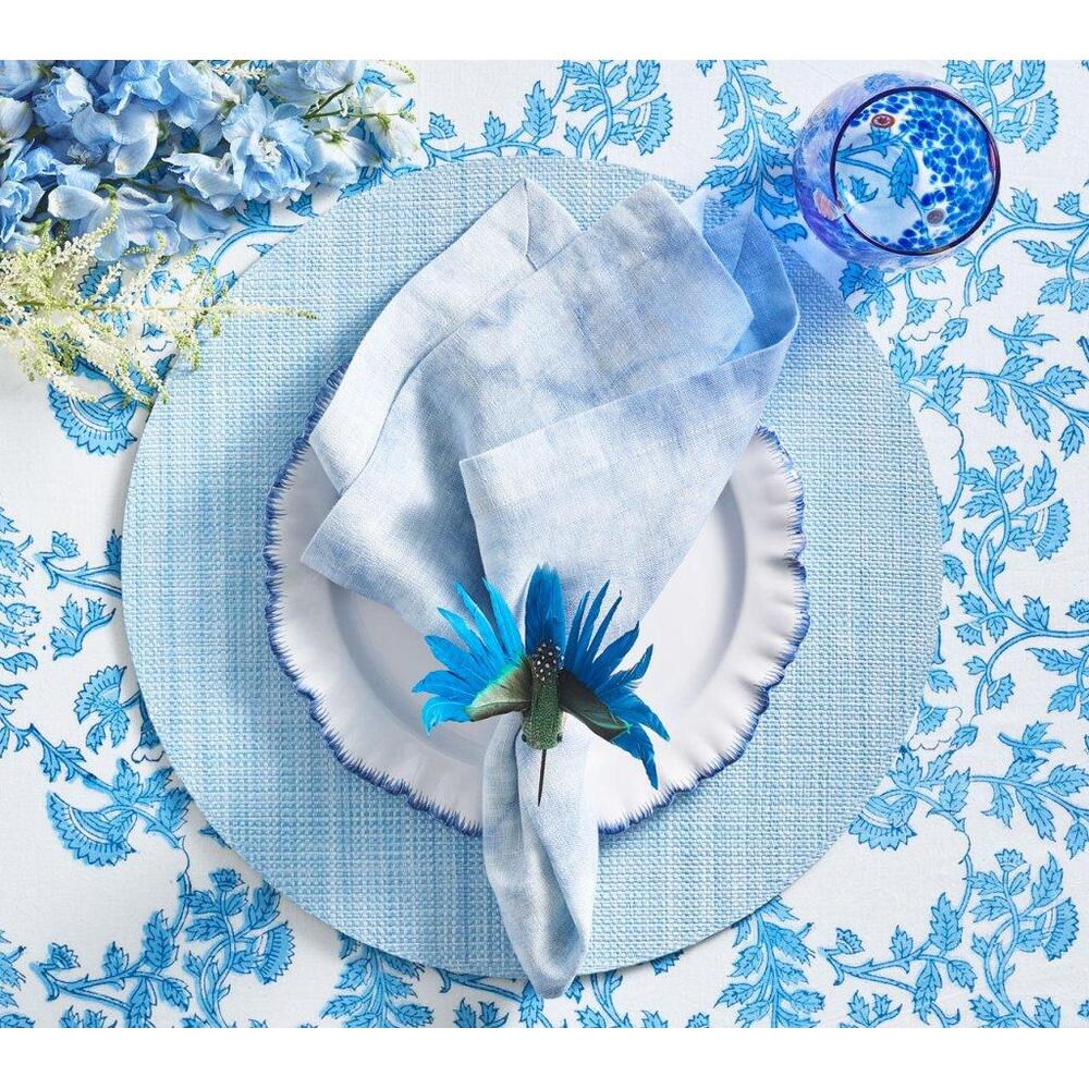 Humm Napkin Ring in Blue & Green - Set of 4 by Kim Seybert 3