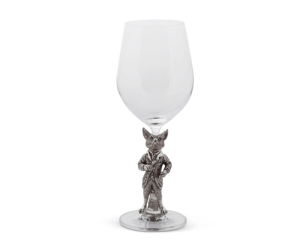 Hunting Dressed Fox Wine Glass by Vagabond House 1