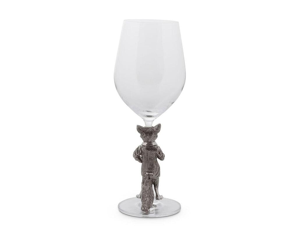 Hunting Dressed Fox Wine Glass by Vagabond House 2