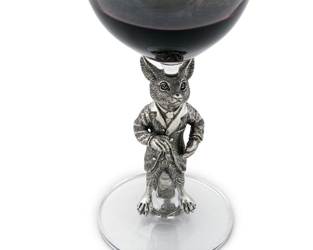 Hunting Dressed Fox Wine Glass by Vagabond House 4