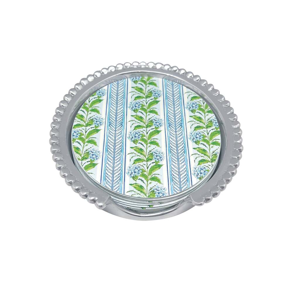 Hydrangea Beaded Coaster Set by Mariposa Additional Image 1
