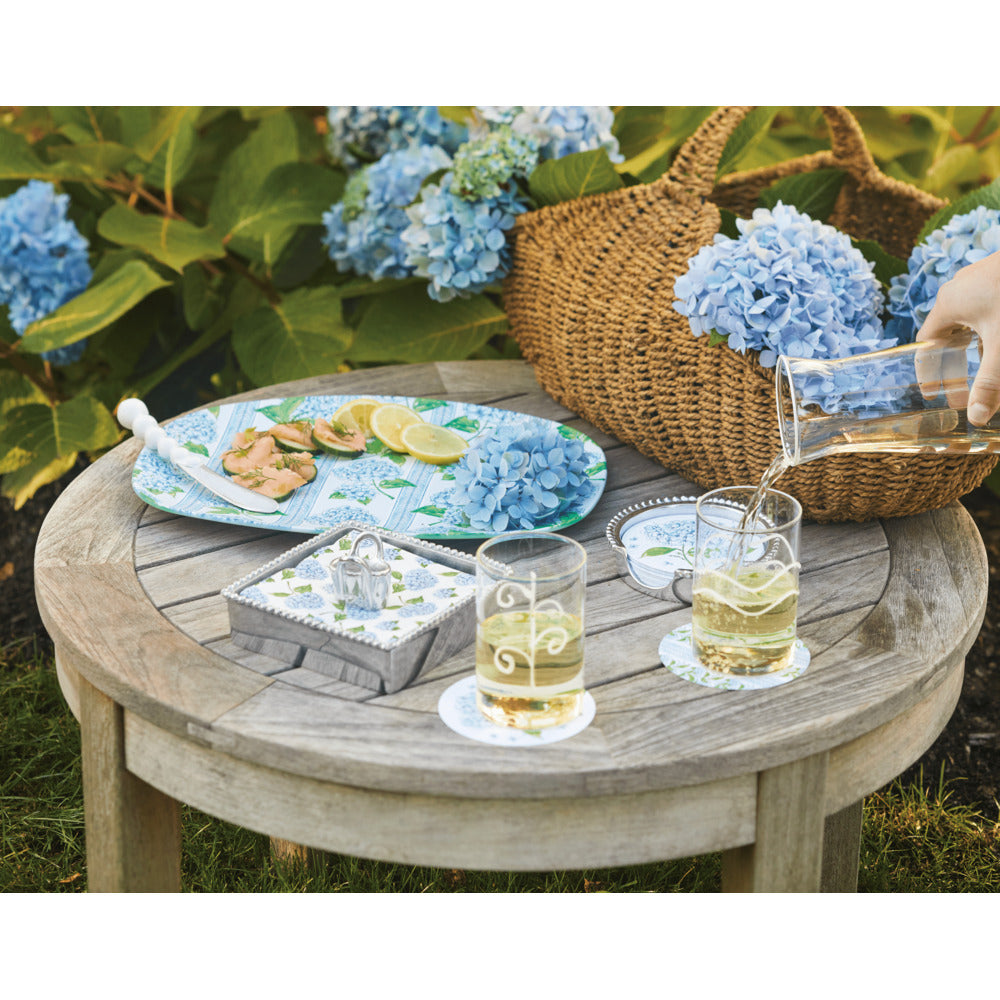 Hydrangea Beaded Coaster Set by Mariposa Additional Image 3