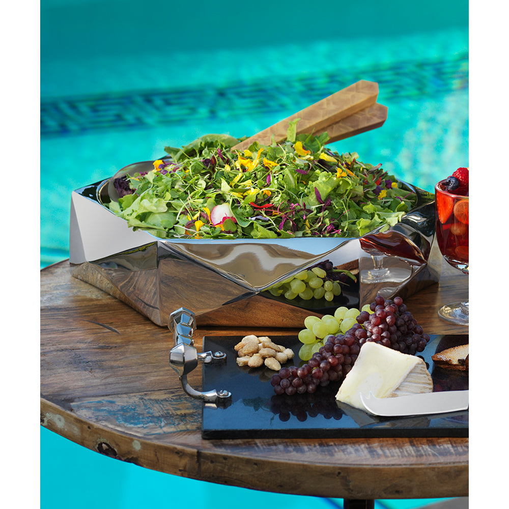 Ibiza Double Walled Bowl 15 1/2" x 3 1/2" by Mary Jurek Design Additional Image -3