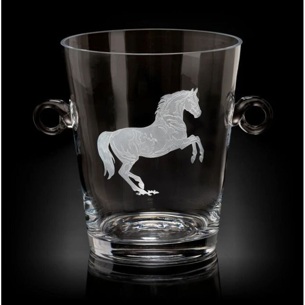 Ice Bucket Rearing Horse by Julie Wear