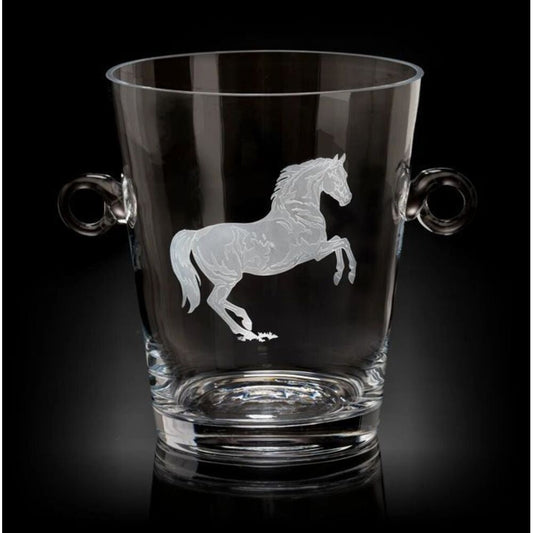 Ice Bucket Rearing Horse by Julie Wear