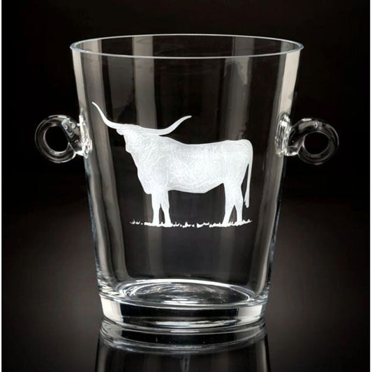 Ice Bucket Texas Longhorn by Julie Wear