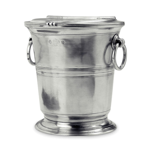 Ice Bucket with Lid by Match Pewter