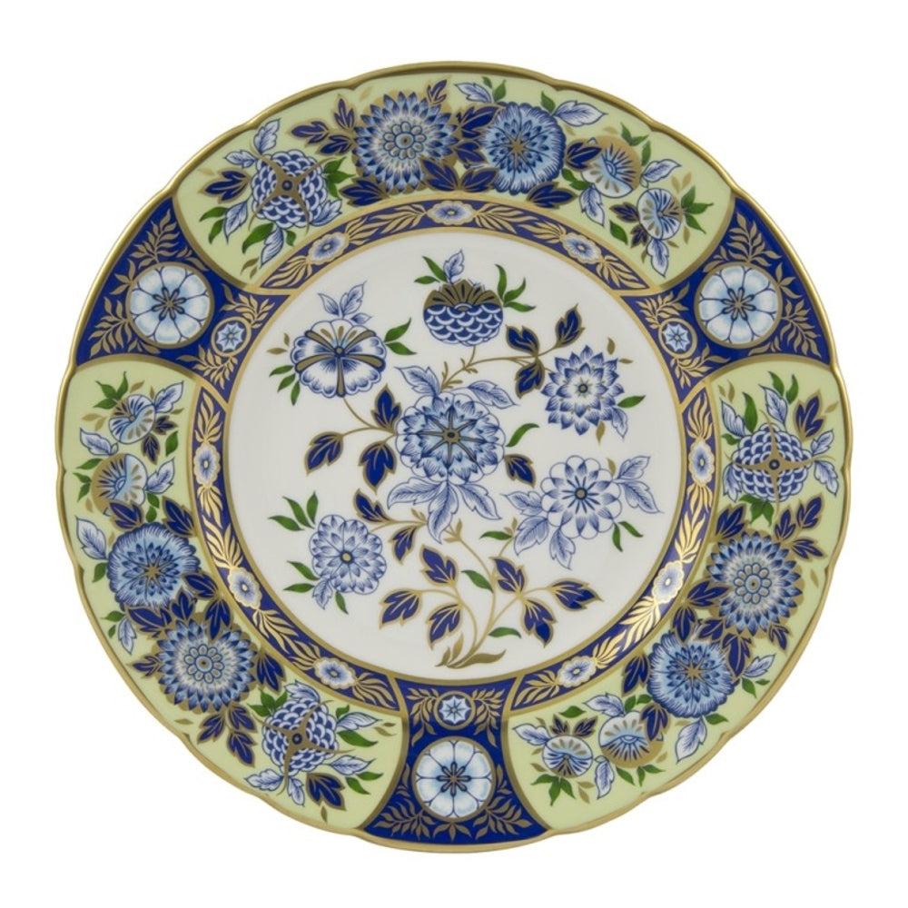 Imari Midori Meadow Accent Plate by Royal Crown Derby